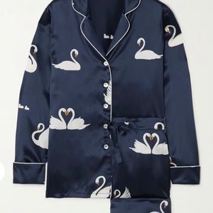 OLIVIA VON HALLE Lila Poet Classic Pajama S